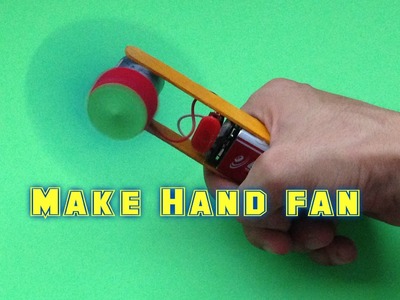 Make electric hand Fan Easy ( wood stick )