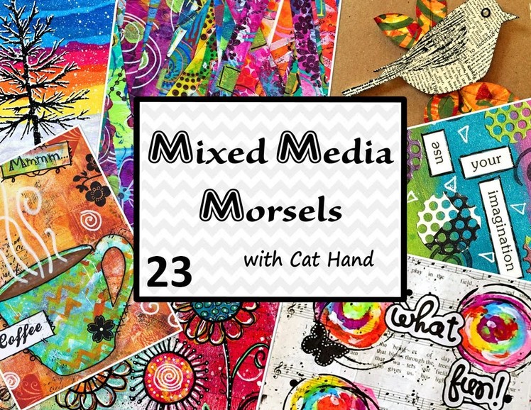 Mixed Media Morsels 23 - Handmade Painted Tape