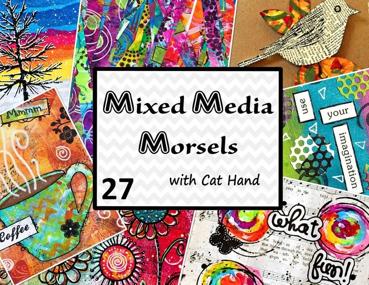 Mixed Media Morsels 27 - Crackle Background