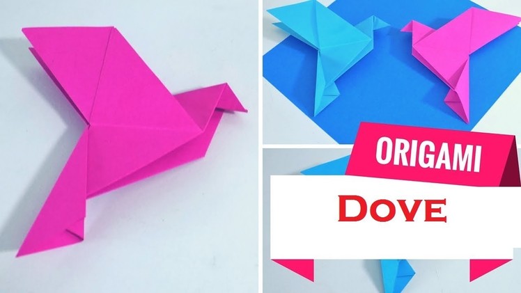 Origami Dove।How To Make an Easy Origami Dove।Origami animals।Paper Craft।Peace Dove।।