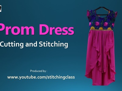 Prom Dress Cutting and Stitching