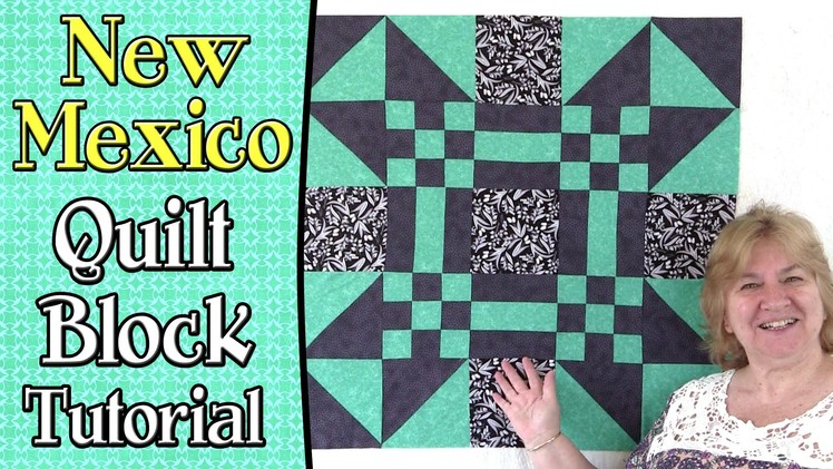 Quilting Blocks: HUGE 30" New Mexico Quilt Block Tutorial
