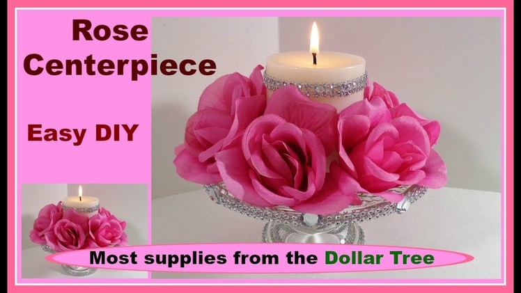 Rose Centerpiece DIY Small centerpiece for weddings and special occasions