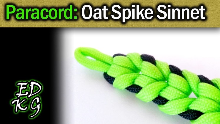 Simple Paracord: Oat Spike Sinnet (ideal for zipper pulls, fobs & bracelets)