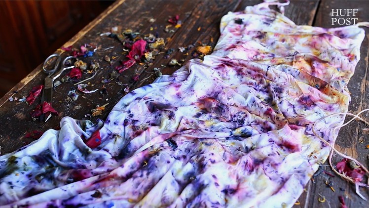This Designer Uses Flower Waste To Create Truly Magical Clothing | HuffPost Reclaim