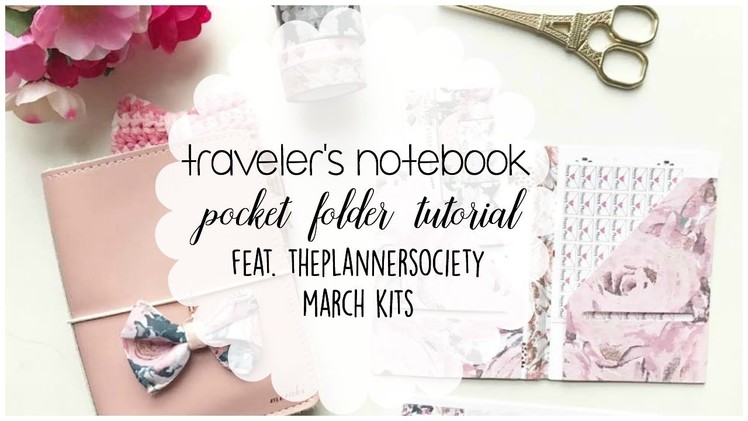 Traveler's Notebook Pocket Folder Tutorial