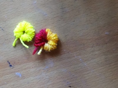 Woolen Art & Crafts -  Simple Beautiful flower