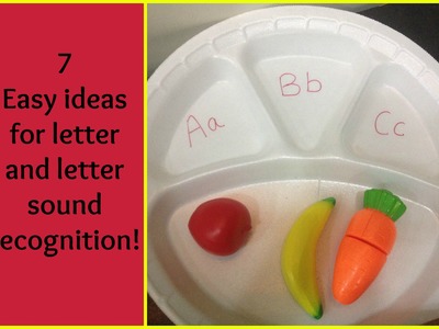 7 hands-on ways to teach your child about alphabet recognition and phonetic sounds!
