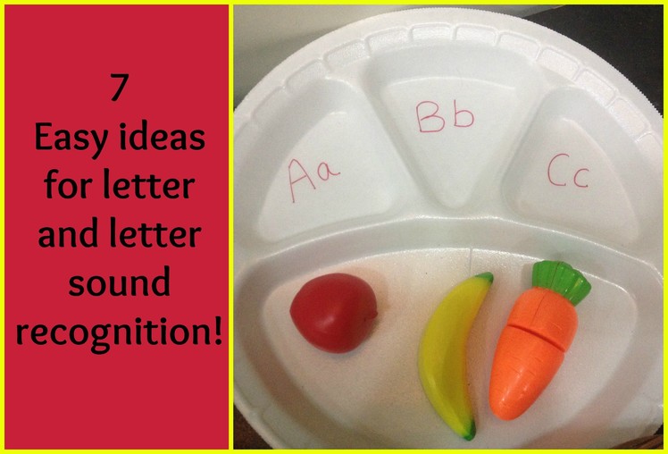 7 hands-on ways to teach your child about alphabet recognition and phonetic sounds!