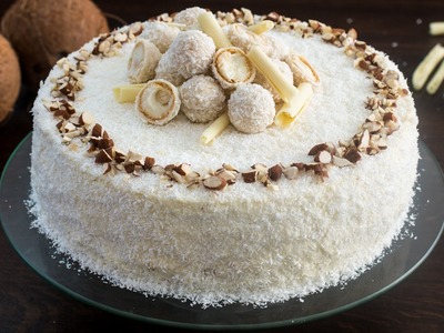 Almond Coconut Cake (Raffaello cake) Recipe