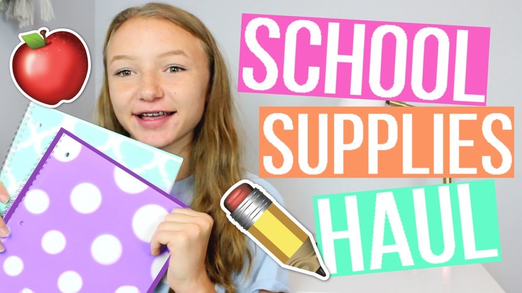 Back to School Supplies Haul 2016-2017!