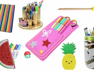 BEST School Supplies Crafts 2017 | Back To School