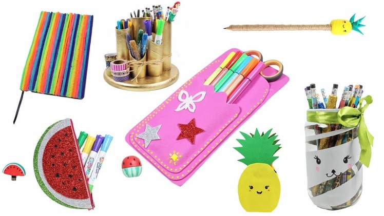 BEST School Supplies Crafts 2017 | Back To School