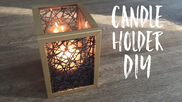 Candle Holder DIY | Dollar Tree DIY |DIY Fall Decor