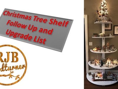 Christmas Tree Shelf Follow Up and List of Upgrades