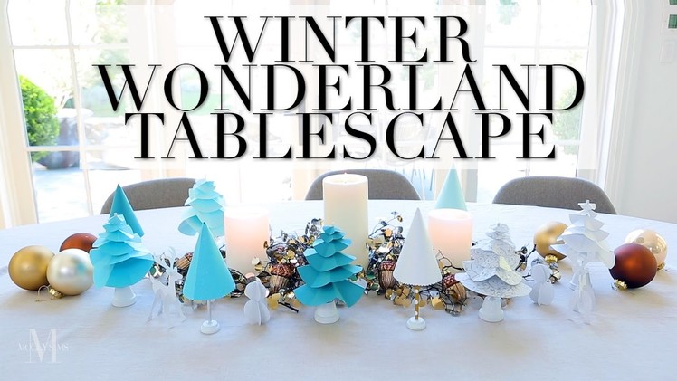Create This Winter Wonderland Tablescape at Home