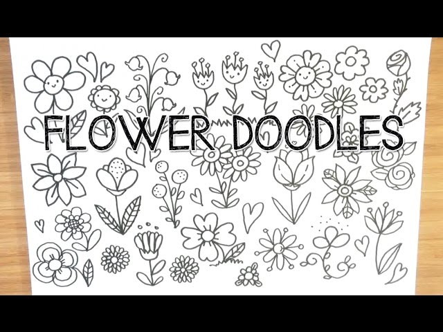Cute and Easy Spring Flower Doodles | Doodle with Me