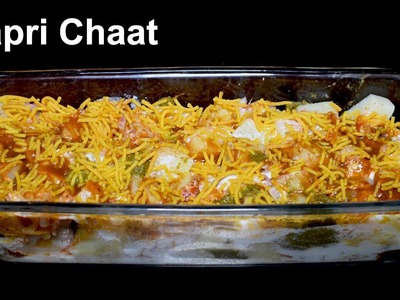 Dahi Papari Chaat Recipe - Chatpati Papari Chaat with Homemade Papari - Special Ramadan Recipe
