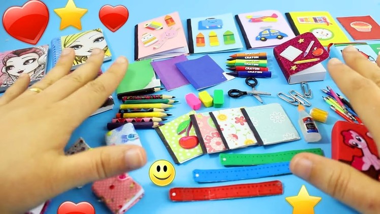 DIY 100% Real Miniature School Supplies - [REALLY WORKS]
