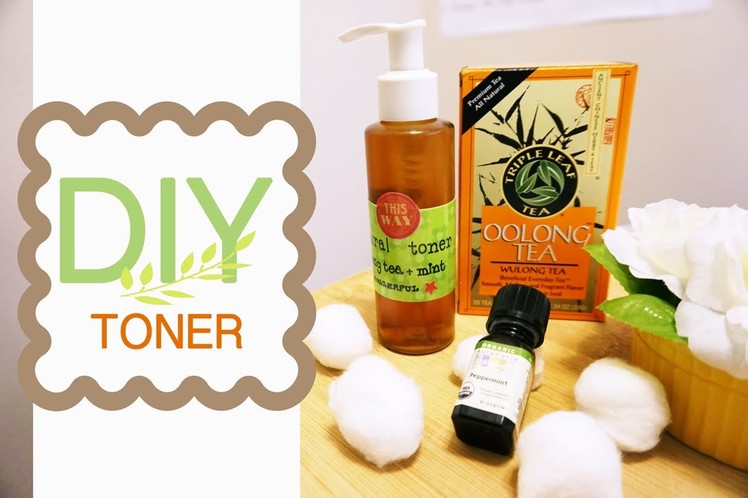 DIY Face Toner (Oolong tea & Peppermint) - all natural and easy to make@Mollerful