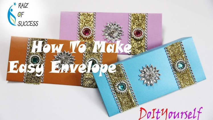 DIY : Make Your Own Origami Envelopes Easy Step by Step design