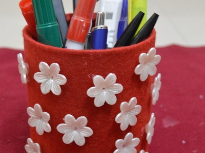 DIY: Pen holder from container