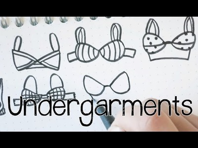 Draw Stylish Underwear Doodles | Doodle with Me