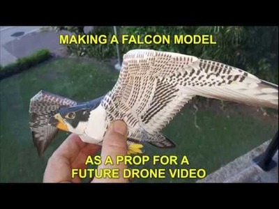 Falcon Papercraft Tutorial | For a Drone Video Coming Soon