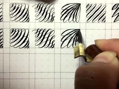 Fun Pointed Pen Calligraphy Drill Exercises