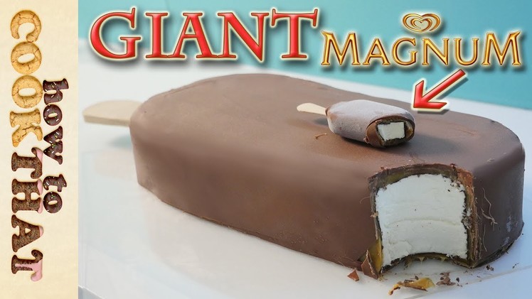 Giant Magnum Double Caramel Icecream Cake How To Cook That Ann Reardon