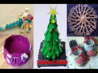 Handicraft Making Ideas-5 Minute 5 Easy Crafts-Hw to make Art and Craft-Creative Handicrafts Ideas