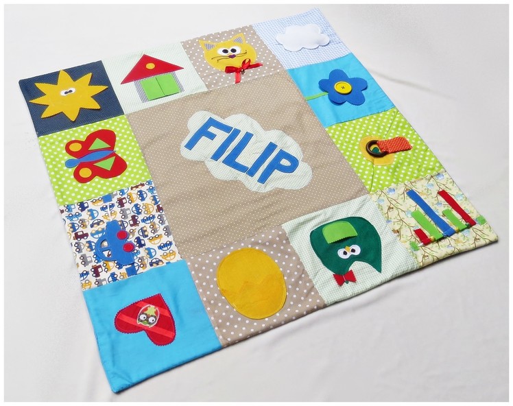 Handmade baby play mat | Owlipop.com