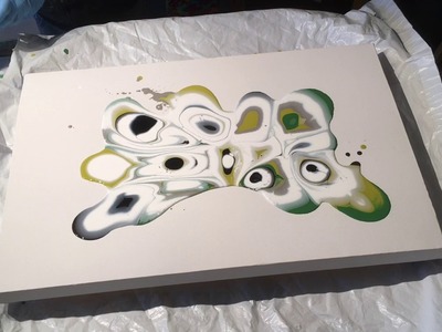 How I painted this abstract