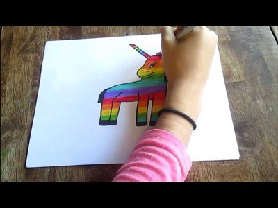 How To Draw A Cute And Easy Unicorn!