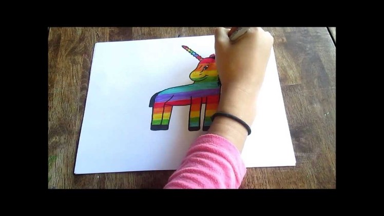 How To Draw A Cute And Easy Unicorn!