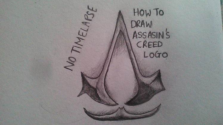 How to draw assassins creed logo