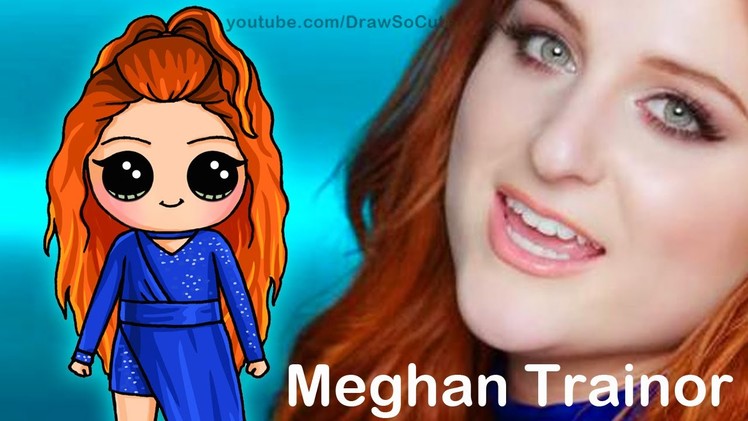 How to Draw Chibi Meghan Trainor step by step 'Me Too' Music Video
