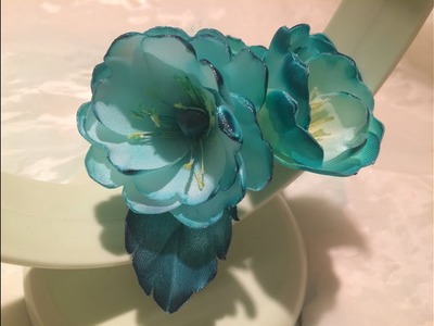 How to make a flower fabric flower