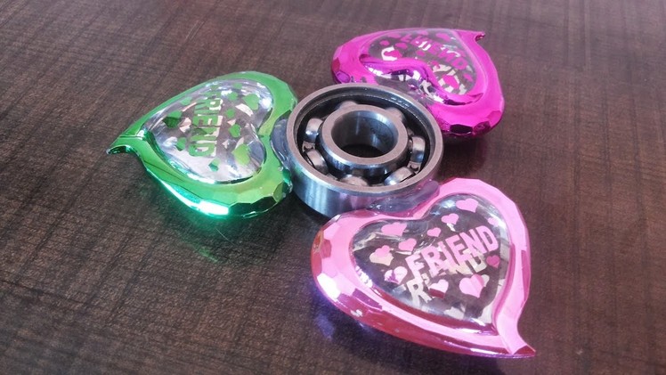 How To Make a Love Shape Fidget Spinner - DIY