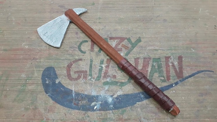 How to make a paper Axe