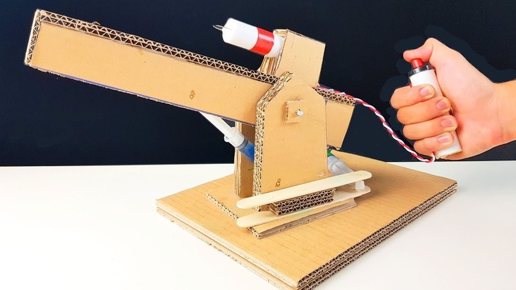 How to Make a POWERFUL CANNON from Cardboard!