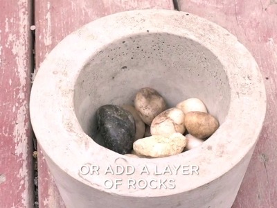 How to Make Cement Plant Pots