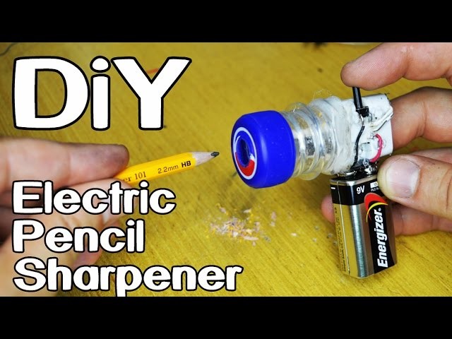 How To Make Electric Pencil Sharpener - Back 2 School LifeHack