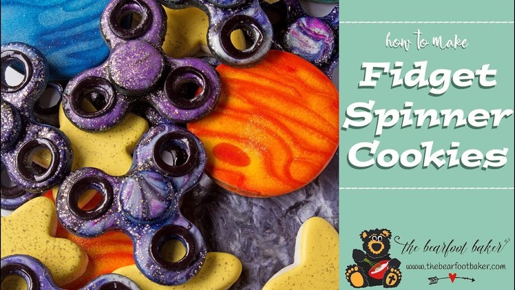 How to Make Fidget Spinner Cookies | The Bearfoot Baker