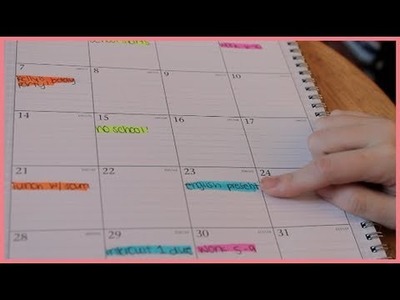 How to Organize an Agenda | Back to School 2013