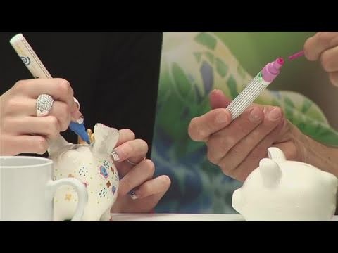 How To Paint Designs On A Piggy Bank