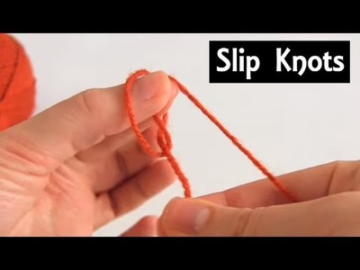 How To Tie a Slip Knot | Knitting Lessons for Beginners