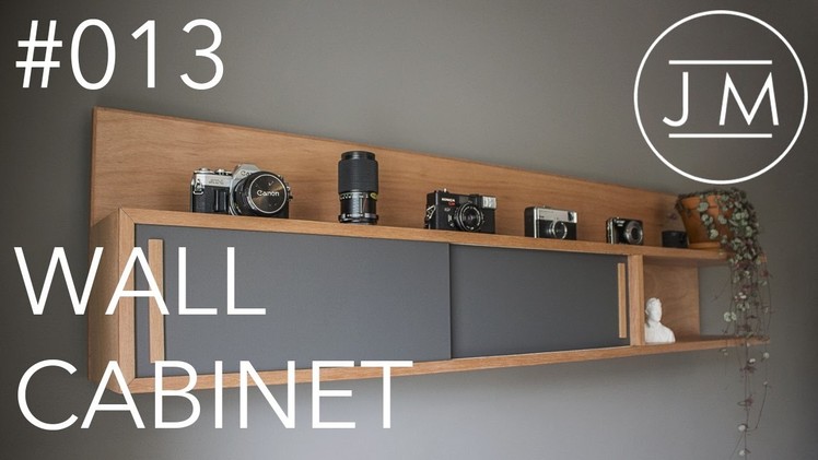 JM - #013 Mid century modern wall cabinet