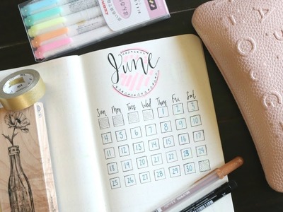 JUNE 2017 Plan With Me | Simple Bullet Journal Setup