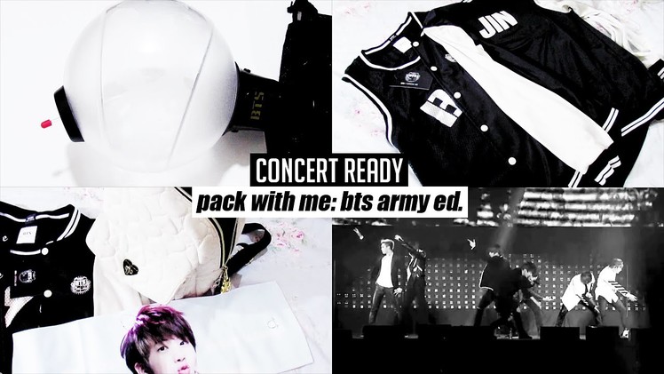 "Kpop Concert Ready" Pack With Me: BTS ARMY Edition